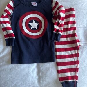 Hanna Andersson Captain America Pajama Set